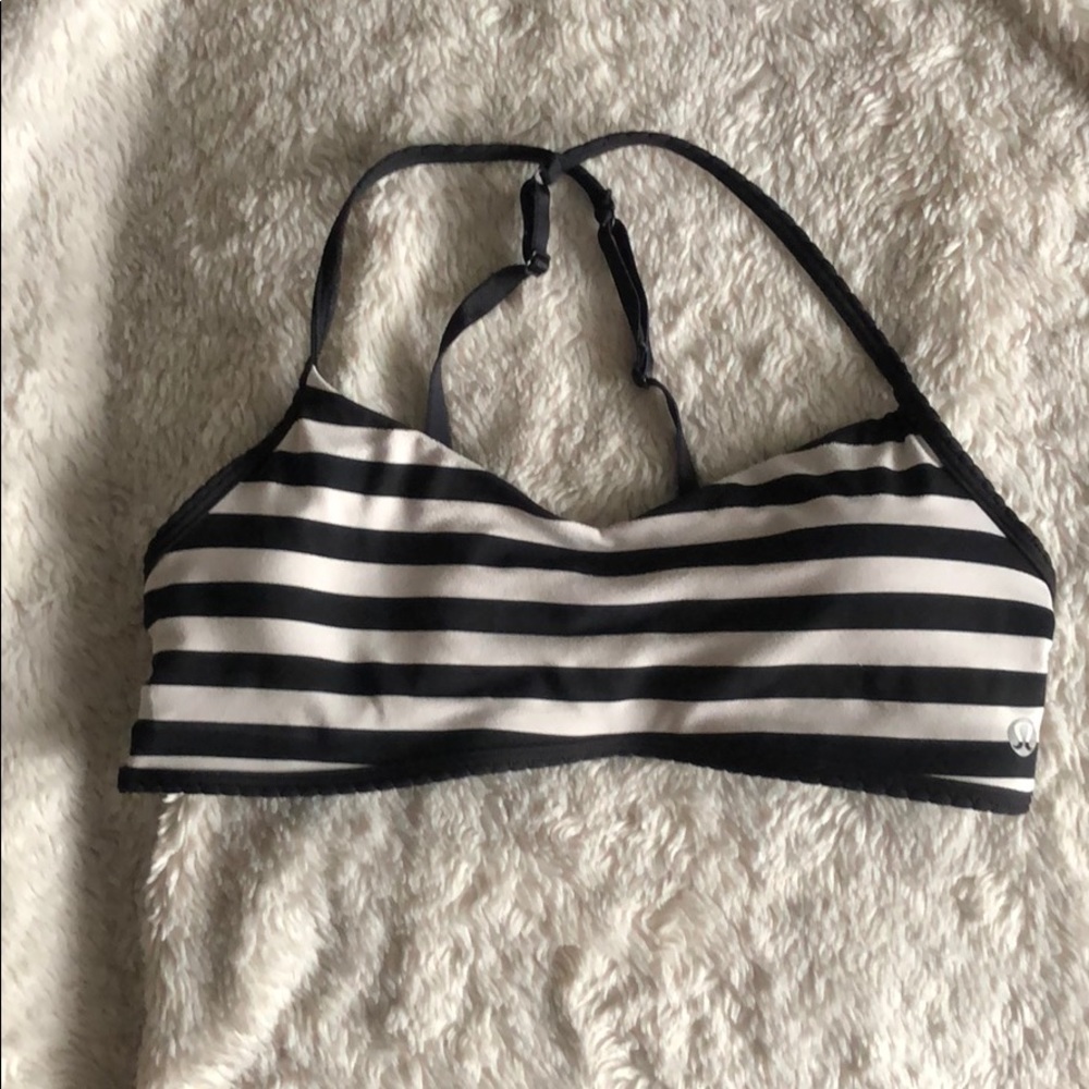 Vintage Lululemon striped sports bra